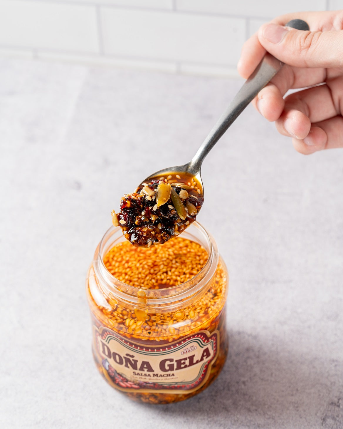 Salsa Macha con Arándanos y Semillas 220g - Doña Gela