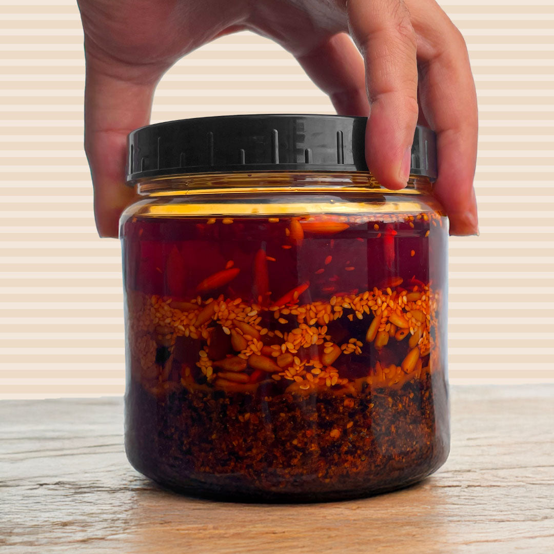 Salsa Macha 1 Kg - Chile Morita con Semillas y Arándanos
