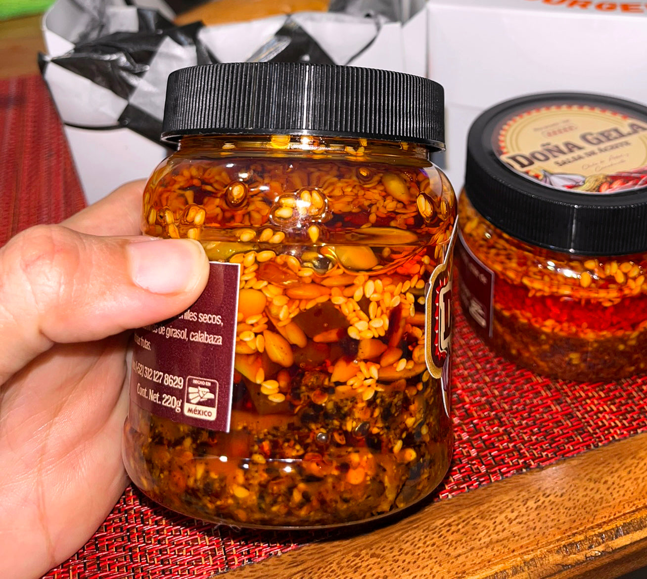 Salsa Macha con Arándanos y Semillas 220g - Doña Gela